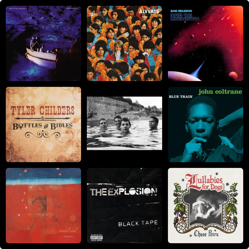 album grid for the month so far